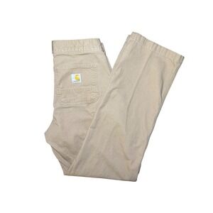 Carhartt Khaki 30x32 Rugged Flex Relaxed Fit Work Pants